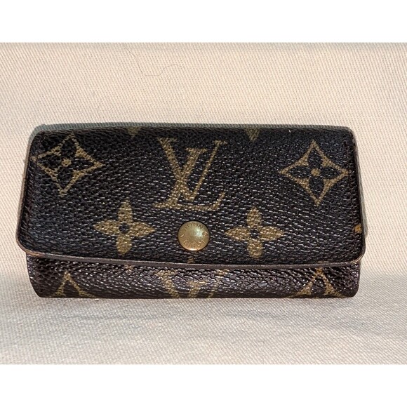 Louis Vuitton Key Case Monogram Multicles 4 Four Hooks RA0064 Digital COA Includ - Picture 1 of 7